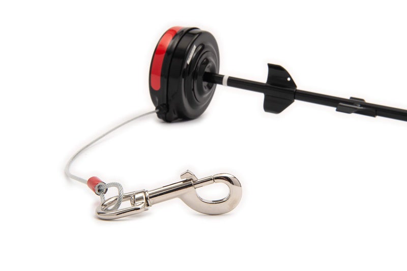 LixitÂ® Bracket Mount and Stake Retractable Leash Tie Outs for Dogs (Large (Pack of 1), Stake) - Image 2